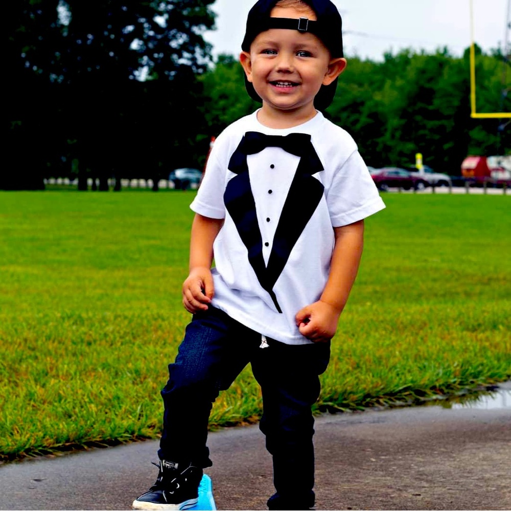 Boys Tuxedo TShirt